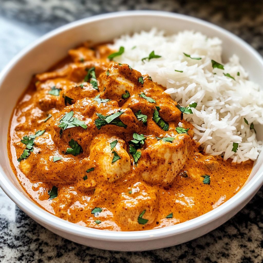 Blanc de poulet à la sauce crème et paprika